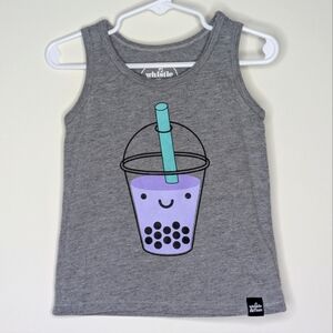 Whistle & Flute Boba Tea Tank Top Sleeveless Shirt 3/4